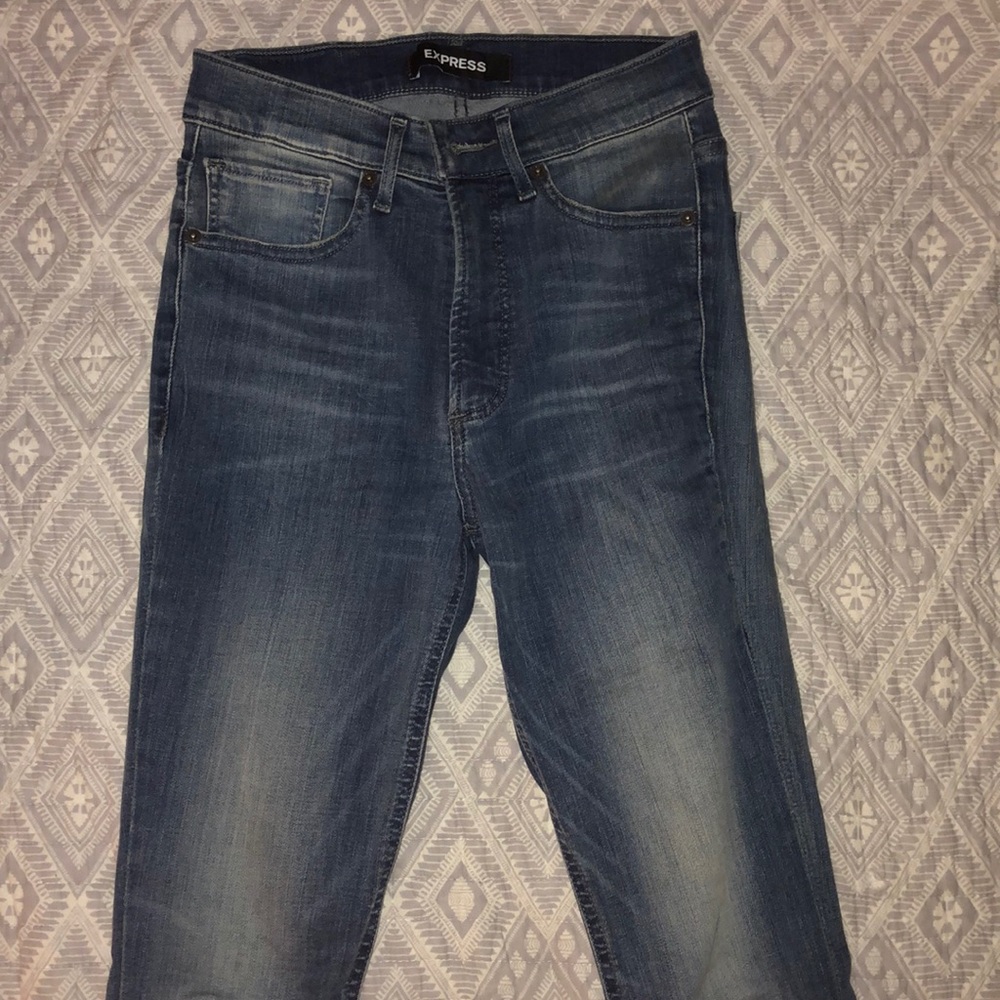 Express high waisted jeggings size 4L